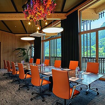 Saal Raetikon Löwen Hotel Montafon 