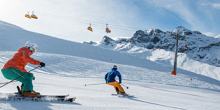 Skifahren im Montafon (c) Daniel Zangerl - Montafon Tourismus GmbH